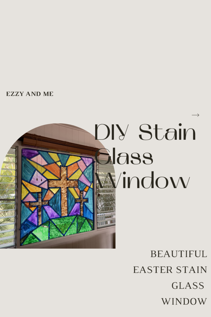 DIY STAINED GLASS WINDOW – Paint a Beautiful Stained Glass Window in Just a Few Simple&nbsp;Steps